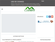 Tablet Screenshot of cubimat.com